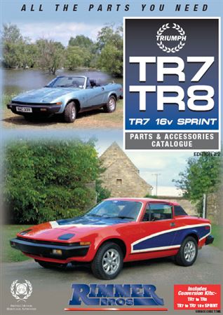 Triumph TR7/TR8 Catalogue 1975-1981 - TR7 CAT - Rimmer Bros